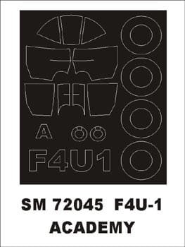 Go to product MONTEX SM72045 - 1:72 F4U-1