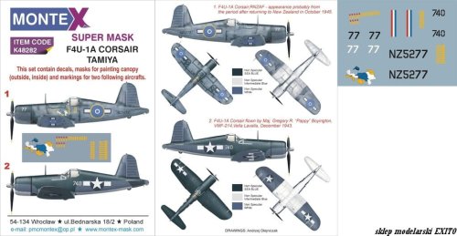Go to product MONTEX K48282 - 1:48 F4U-1A Corsair