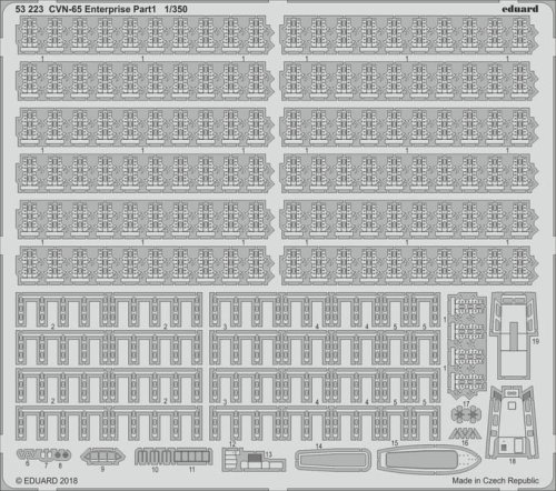 Go to product EDUARD 53223 - 1:350 CVN-65 Enterprise pt.1