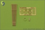 MASTER AM-48-037 - 1:48 M61 A1 Vulcan 20mm six-barreled rotary cannon gun barrels