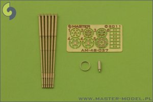 MASTER AM-48-037 - 1:48 M61 A1 Vulcan 20mm six-barreled rotary cannon gun barrels