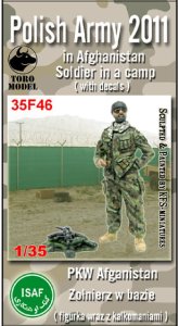 TORO MODEL 35F46 - 1:35 Polish Army in Afghanistan Soldier in a camp