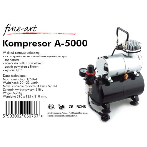 Go to product FINE-ART FA-A5000 Kompresor modelarski