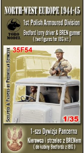 Go to product TORO MODEL 35F54 - 1:35 1st Polish Armoured Div.- NWE 1944-45 Bedford lorry driver & BREN gunner