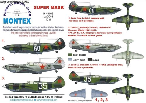 Go to product MONTEX K48165 - 1:48 LaGG-3
