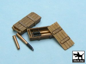 BLACK DOG T48014 - 1:48 King Tiger ammo boxes