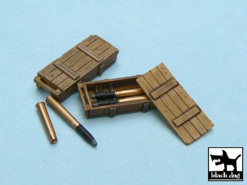 Go to product BLACK DOG T48014 - 1:48 King Tiger ammo boxes