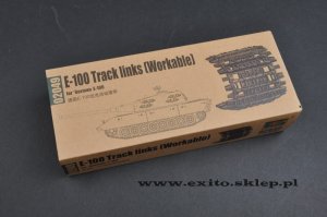 TRUMPETER 02049 - 1:35 E-100 Track links (Workable) for German E-100