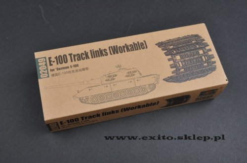 Go to product TRUMPETER 02049 - 1:35 E-100 Track links (Workable) for German E-100
