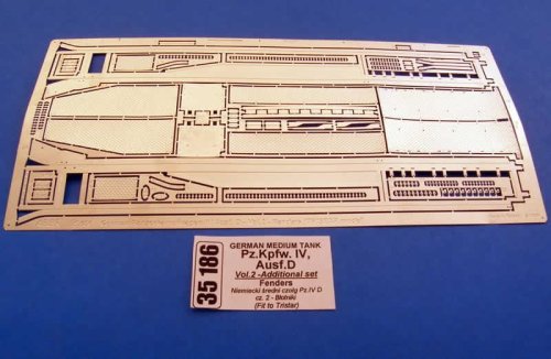 Go to product ABER 35186 - 1:35 Pzkpfw.IV Ausf.D vol.2 - Additional set Fenders