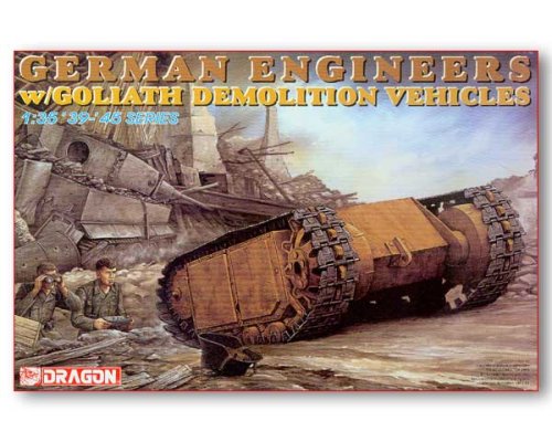 Go to product DRAGON 6103 - 1:35 German Engineers w/Goliath Demolition Vehicles