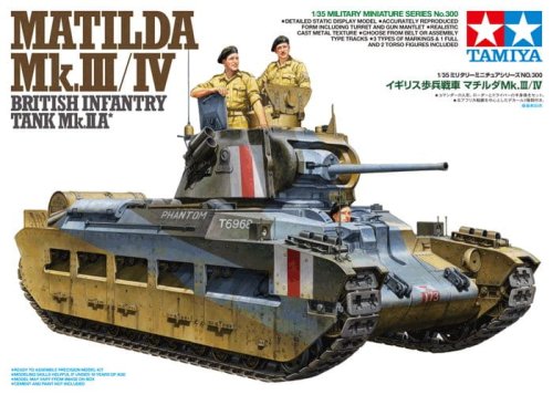 Go to product TAMIYA 35300 - 1:35 Matilda Mk.III/IV British Infantry Tank Mk.IIA