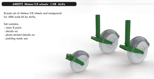 Go to product EDUARD 648272 - 1:48 Meteor F.8 wheels