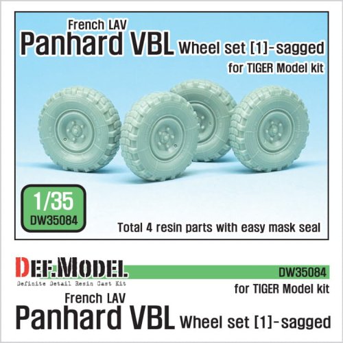 Go to product DEF MODEL DW35084 - 1:35 French Panhard VBL Sagged Wheel set (1)