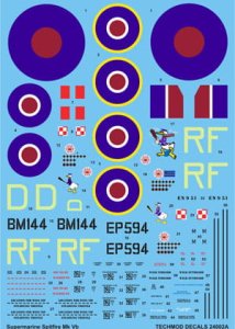 TECHMOD 24002 - 1:24 Supermarine Spitfire Mk.VB
