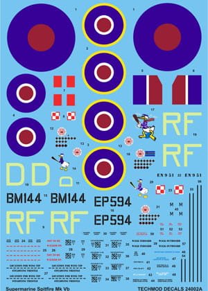 Go to product TECHMOD 24002 - 1:24 Supermarine Spitfire Mk.VB