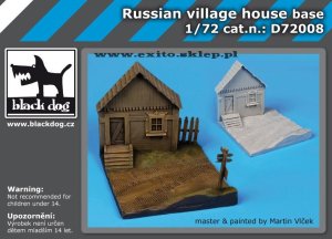 BLACK DOG D72008 - 1:72 Russian village house - base