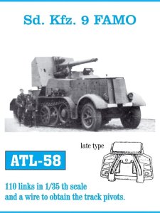 Friulmodel ATL-058 - 1:35 Sd.Kfz.9 FAMO late type metal tracks