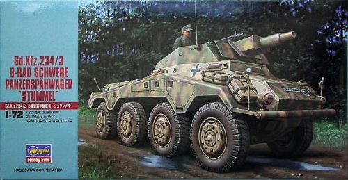 Go to product HASEGAWA MT54 31154 - 1:72 Sd.Kfz 234/3 8 Rad Stumel