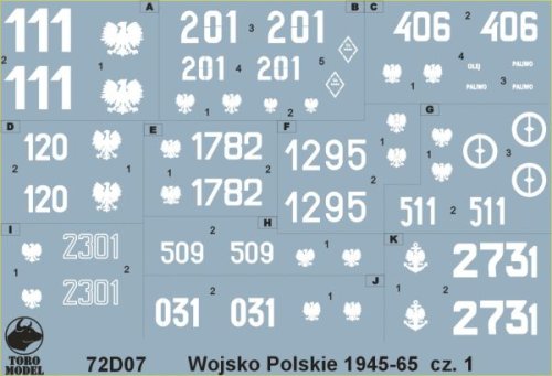 Go to product TORO MODEL 72D07 - 1:72 Polish Army 1945-65 vol.1