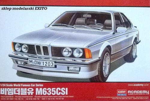 Go to product ACADEMY 15102 - 1:24 BMW M635 CSI