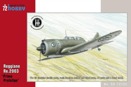 Go to product SPECIAL HOBBY 72135 - 1:72 Reggiane Re.2003 primo prototipo