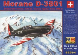 RS MODELS 92094 - 1:72 Morane D-3801