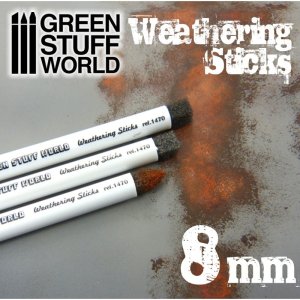 GREEN STUFF 9311 - Weathering Sticks 8 mm x 3
