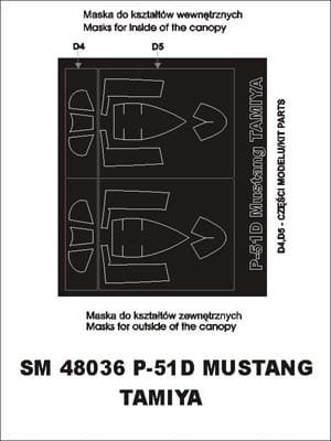 Go to product MONTEX SM48036 - 1:48 P-51 D Mustang