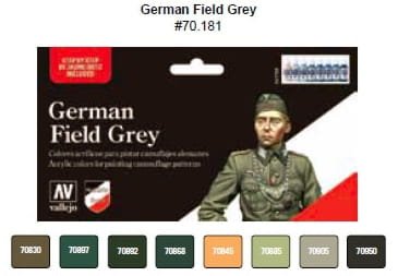 Go to product VALLEJO 70181 - German Field Grey - Uniforms Set