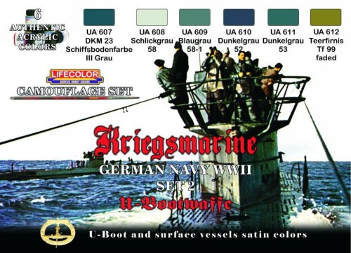 Go to product LIFECOLOR CS 12 - German Kriegsmarine WW II - Set 2