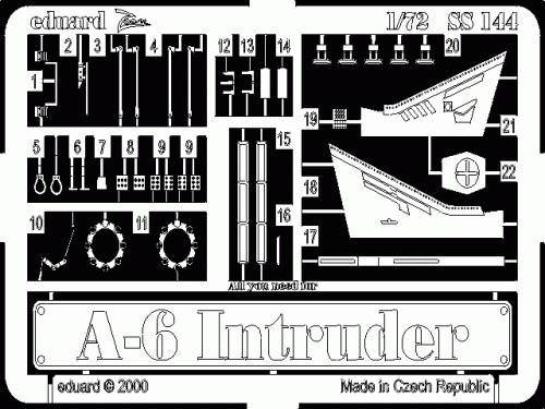 Go to product EDUARD SS144 - 1:72 A-6