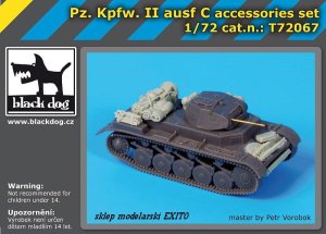 BLACK DOG T72067 - 1:72 Pz.Kpfw. II ausf C accessories set