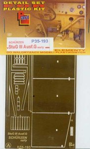 PART P35193 - 1:35 StuG III Ausf.G early shields
