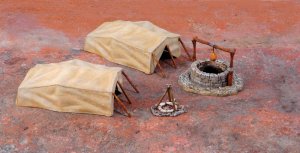 ITALERI 6148 - 1:72 Desert Well & Tents