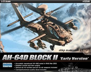 ACADEMY 12514 - 1:72 AH-64D Block II Early Version