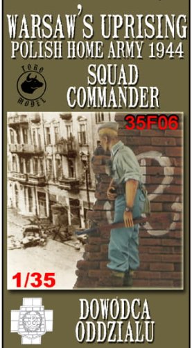 Go to product TORO MODEL 35F06 - 1:35 Warsaw's Uprising - Squad commander Polish Home Army 1944