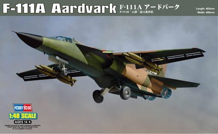 Go to product HOBBY BOSS 80348 - 1:48 F-111A Aardvark