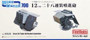 FINE MOLDS WA28 - 1:700 12cm 28 Tube AA Rocket Launcher