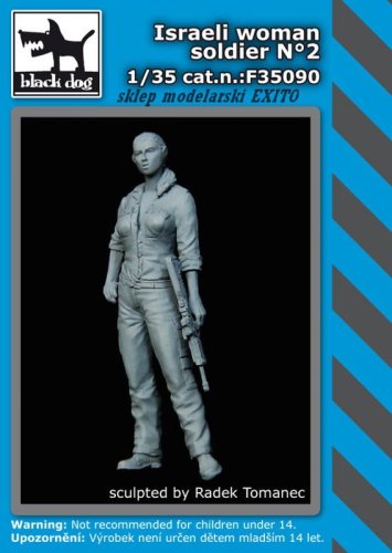 Go to product BLACK DOG F35090 - 1:35 Israeli woman soldier N°2
