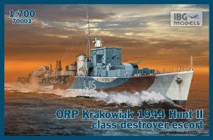 IBG 70003 - 1:700 ORP Krakowiak 1944 Hunt II class destroyer escort