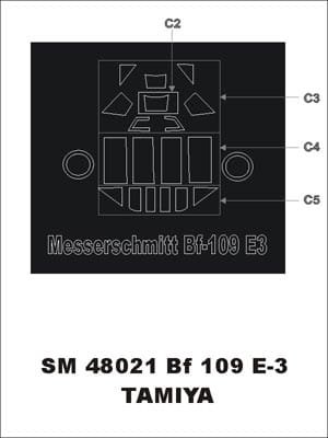 Go to product MONTEX SM48021 - 1:48 Messerschmitt Bf-109 E-3