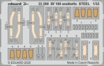 Eduard 33260 - 1:32 Bf 108 seatbelts - Steel