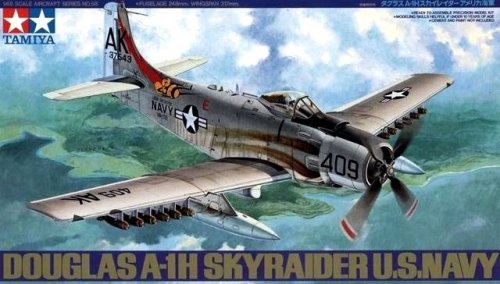 Go to product TAMIYA 61058 - 1:48 Douglas A-1H Skyraider U.S. Navy