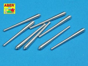 ABER 1:350L-30  - 1:350 Set of 8 pcs 381mm (15in) L42 Mk.I long barrels for Hood, Repulse, Queen Elisabeth, Vanguard