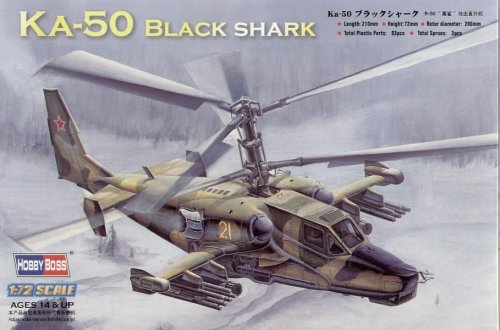 Go to product HOBBY BOSS 87217 - 1:72 Russia Ka-50 Black Shark Attack Helicopter