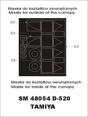 Go to product MONTEX SM48054 - 1:48 Dewoitine D-520