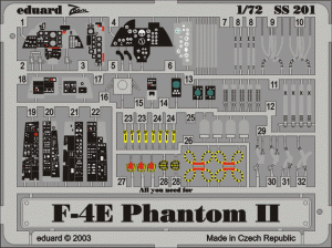 EDUARD SS201 - 1:72 F-4E