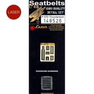 HGW 148526 - 1:48 P-47D Thunderbolt seatbelts