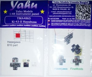 YAHU YMA4865 - 1:48 Ki-43-II Hayabusa - Instrument Panel
